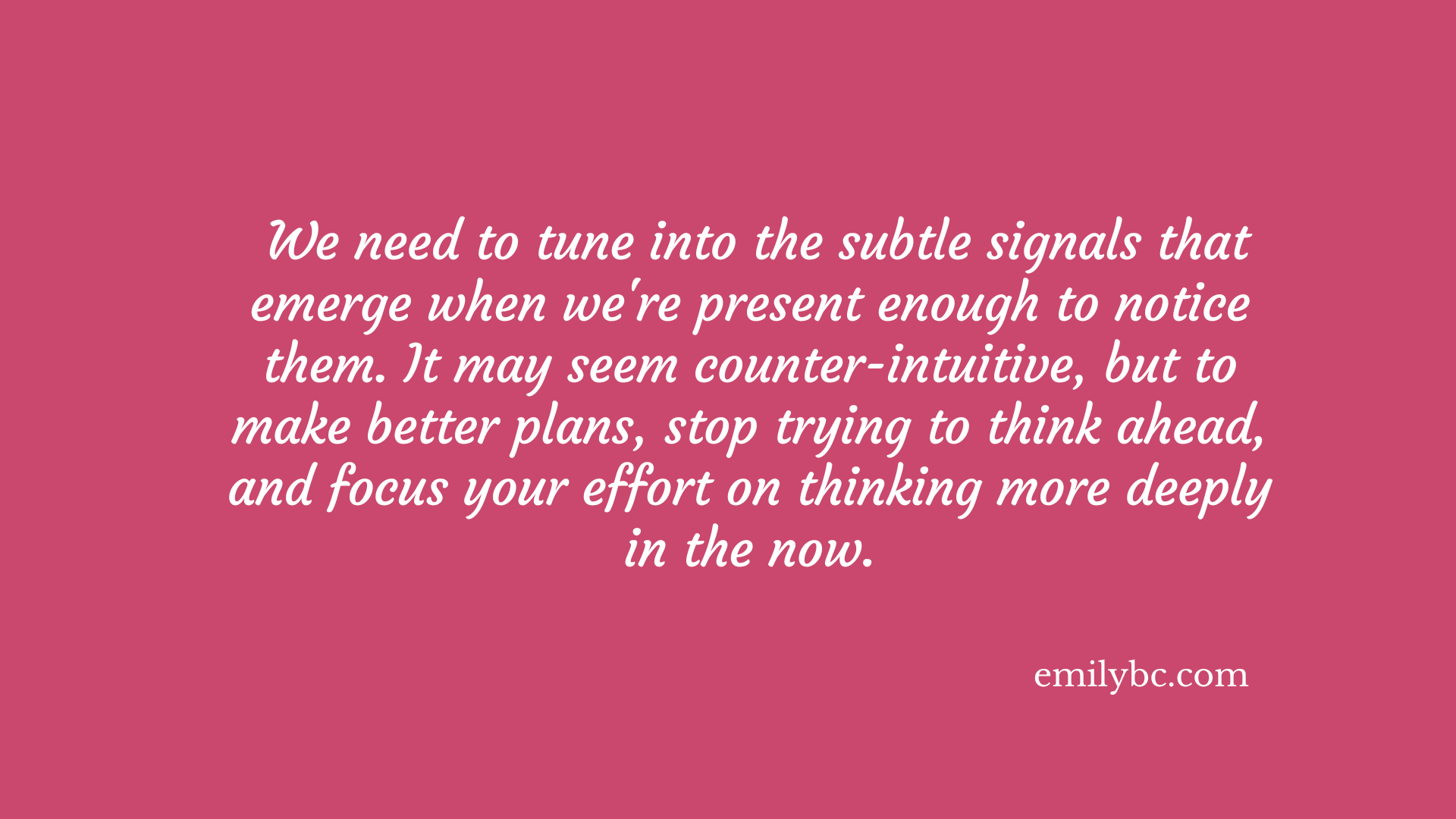 Knowing and Not Knowing