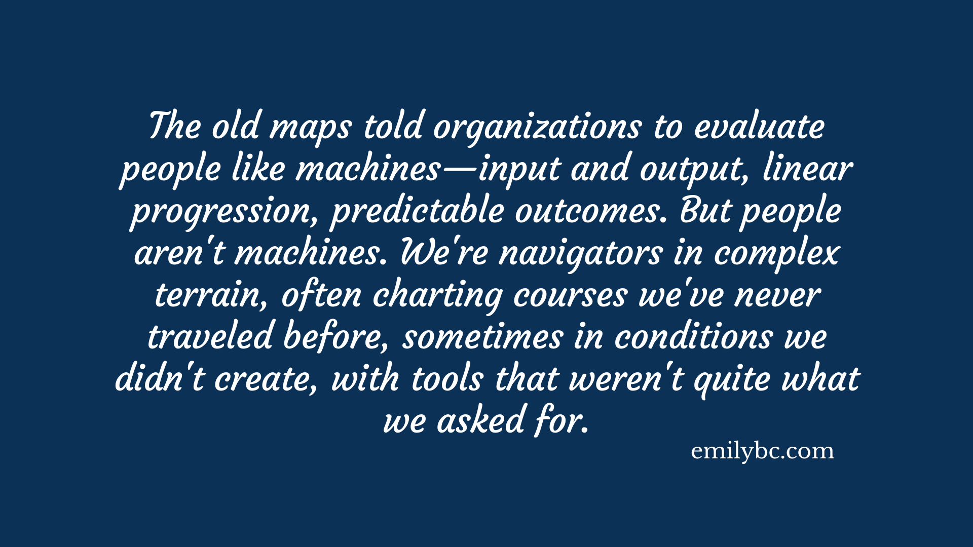 Rethinking Performance Evaluations