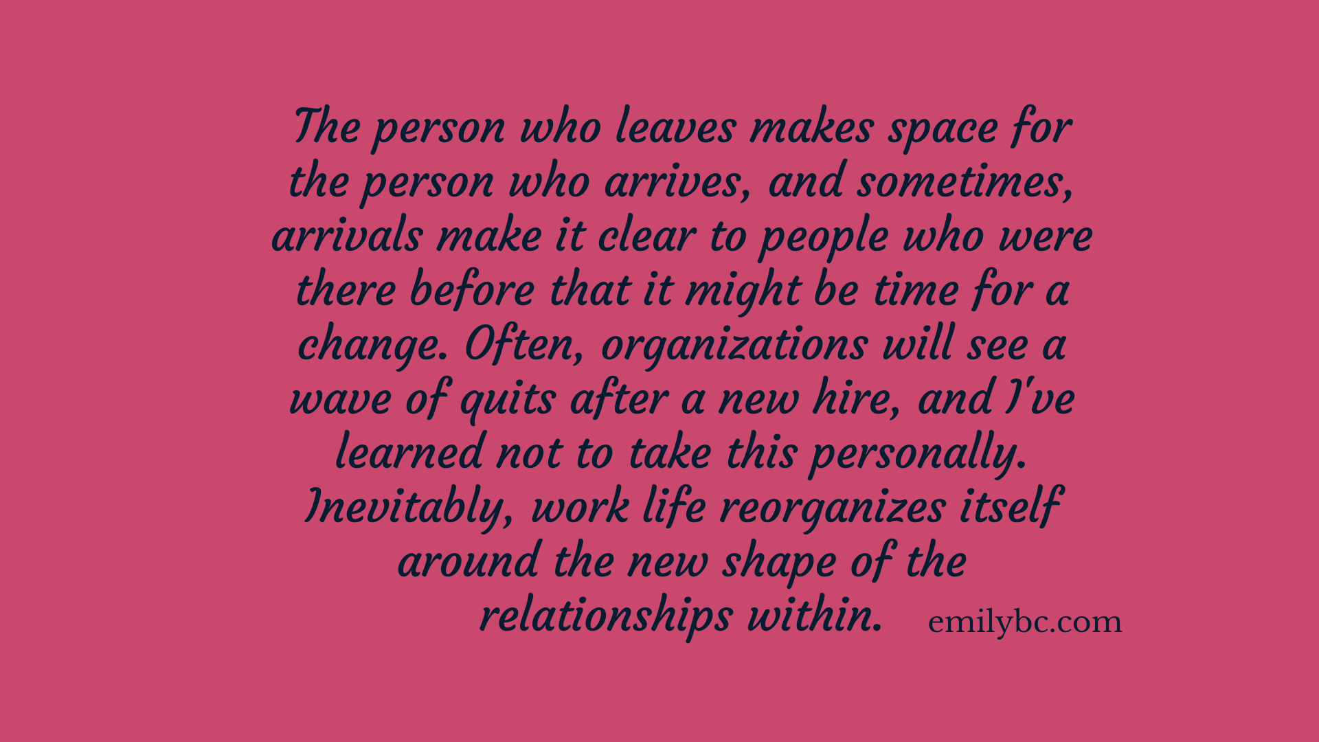 When Small Changes Feel Big